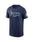 ფოტო #3 პროდუქტის Men's Fred McGriff Navy Tampa Bay Rays Name and Number Hall of Fame T-shirt