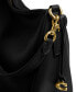 ფოტო #6 პროდუქტის Soft Pebble Leather Cary Shoulder Bag with Convertible Straps