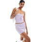 Фото #1 товара Mango cami bow front co-ord vest in lilac