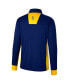 Men's Navy West Virginia Mountaineers Bart Quarter-Zip Windshirt