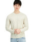 ფოტო #1 პროდუქტის Men's Long-Sleeve Crewneck Variegated Rib Sweater, Created for Macy's