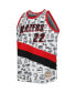 ფოტო #2 პროდუქტის Men's Clyde Drexler White Portland Trail Blazers 1991-92 Hardwood Classics Doodle Swingman Player Jersey