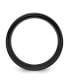 ფოტო #2 პროდუქტის Stainless Steel Black IP-plated Brushed Band Ring
