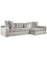 Фото #5 товара Pherie 131" 2-Pc. Fabric Sectional with Cuddler, Created for Macy's