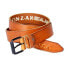 NZA NEW ZEALAND Jagged Peak Belt Brown 231, 105 см - фото #1