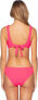 Becca by Rebecca Virtue 271015 Women's Ribbed Kiera Bralette Bikini Top Size L