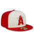 Фото #3 товара Men's Red Los Angeles Angels City Connect 59FIFTY Fitted Hat