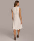 Фото #2 товара Donna Karan Women's Cowlneck A-Line Dress