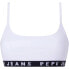 PEPE JEANS Logo Stripes lette Bra Bra Белый, L - фото #2