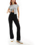 Фото #3 товара JDY high waisted flared trousers in black