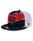 ფოტო #1 პროდუქტის Men's Navy Chicago Bears Tear Trucker 9FIFTY Snapback Hat