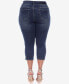 Plus Size Capri Jeans