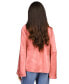 ფოტო #2 პროდუქტის Women's Satin Bell-Sleeve Chain-Neck Top