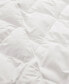 Lightweight White Goose Down Feather Fiber Comforter , Twin