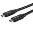 Фото #2 товара StarTech.com USB-C to USB-C Cable w/ 5A PD - M/M - 1 m (3 ft.) - USB 2.0 - USB-IF Certified - 1 m - USB C - USB C - USB 2.0 - 480 Mbit/s - Black