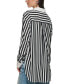 ფოტო #2 პროდუქტის Women's Striped Button-Down Blouse