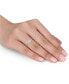 ფოტო #2 პროდუქტის Diamond Pear-Cut Three-stone Engagement Ring (5/8 ct. t.w.) in 14k White Gold