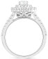 ფოტო #3 პროდუქტის Diamond Double Halo Engagement Ring (1-1/2 ct. t.w.) in 14k White Gold