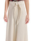 ფოტო #2 პროდუქტის Women's Solid Tie-Waist Size-Zip Midi Skirt