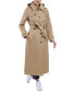 Women's Hooded Belted Maxi Trench Coat