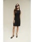 Women's Pocket Shift Dress Ponte