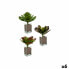 Фото #1 товара Декоративное растение Листья Большой Двухцветный Пластик 27 x 29 x 27 cm (6 штук)