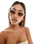 Фото #4 товара AIRE X ASOS mensa cat eye sunglasses in crystal brown