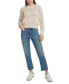 ფოტო #7 პროდუქტის Petite Cotton Textured Pointelle Sweater