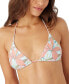 Juniors' Dalia Floral Venice Triangle Bikini Top