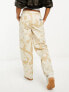 Фото #7 товара Obey brighton printed carpenter trousers in beige