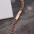 Фото #4 товара Gold-plated steel bracelet for men Catene SATX14