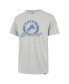 Men's Gray Distressed Detroit Lions Ringtone Franklin T-shirt