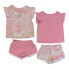 Фото #2 товара Member's Mark Baby & Toddler Girl's 4-Piece Shorts & Tops Playwear Set