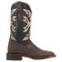 Фото #1 товара Сапоги женские ковбойские с квадратным носком Dan Post Boots Sure Shot коричневые DP4106-230