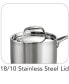 Фото #4 товара Gourmet Tri-Ply Clad 1.5 Qt Covered Sauce Pan