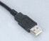 Фото #3 товара Akasa 0.4m USB (A) - 0.4 m - USB A - Black