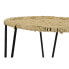 Set of 3 tables DKD Home Decor Brown Black Natural 62 x 62 x 40 cm 62 x 62 x 40,5 cm