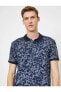 Erkek Lacivert Polo Yaka T-Shirt 0YAM11674LK