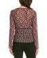 Фото #2 товара The Kooples Blazing Field Top Women's