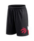 Men's Black Toronto Raptors Slice Shorts