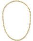 ფოტო #4 პროდუქტის Elongated Curb Link 20" Chain Necklace (4-1/3mm) in 14k Gold
