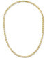 Фото #4 товара Elongated Curb Link 20" Chain Necklace (4-1/3mm) in 14k Gold