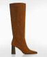 Фото #2 товара Women's Heel Suede Boots
