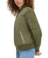 Фото #6 товара Women's Lightweight Zip-Detail Bomber Jacket