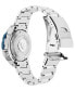 Фото #3 товара Наручные часы Bulova Futuro Diamond-Accent Black Stainless Steel Bracelet Watch 42mm