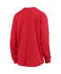 Women's Red Maryland Terrapins Edith Long Sleeve T-shirt