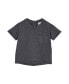 ფოტო #3 პროდუქტის Baby Boys and Baby Girls Alfie Drop Shoulder Tee