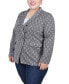 Plus Size Long Sleeve Double Breasted Blazer