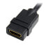 Фото #5 товара StarTech.com 6 in HDMI Extension Cable - Short HDMI Cable Male to Female - 4K HDMI Cable Extender - 4K 30Hz UHD HDMI Port Saver M/F - High Speed HDMI 1.4 - 28AWG - HDMI Dongle Extender - 0.152 m - HDMI Type A (Standard) - HDMI Type A (Standard) - 3D - 10.2 Gbit/s - Bl