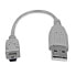 StarTech.com 6in Mini USB 2.0 Cable - A to Mini B - 0.152 m - USB A - Mini-USB B - USB 2.0 - Male/Male - Grey
